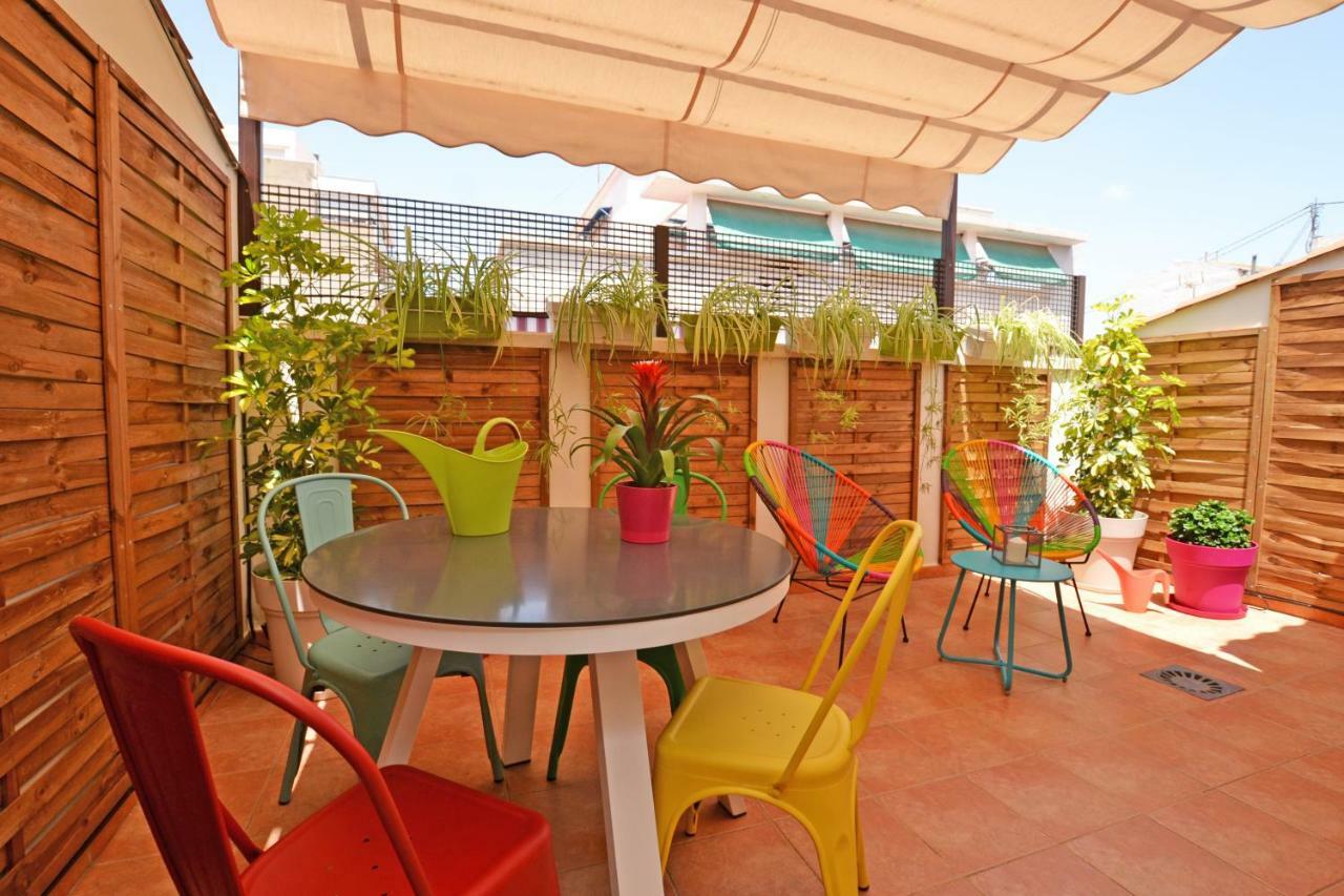 Апартаменты Atico Con Terraza En El Centro De Аликанте Экстерьер фото